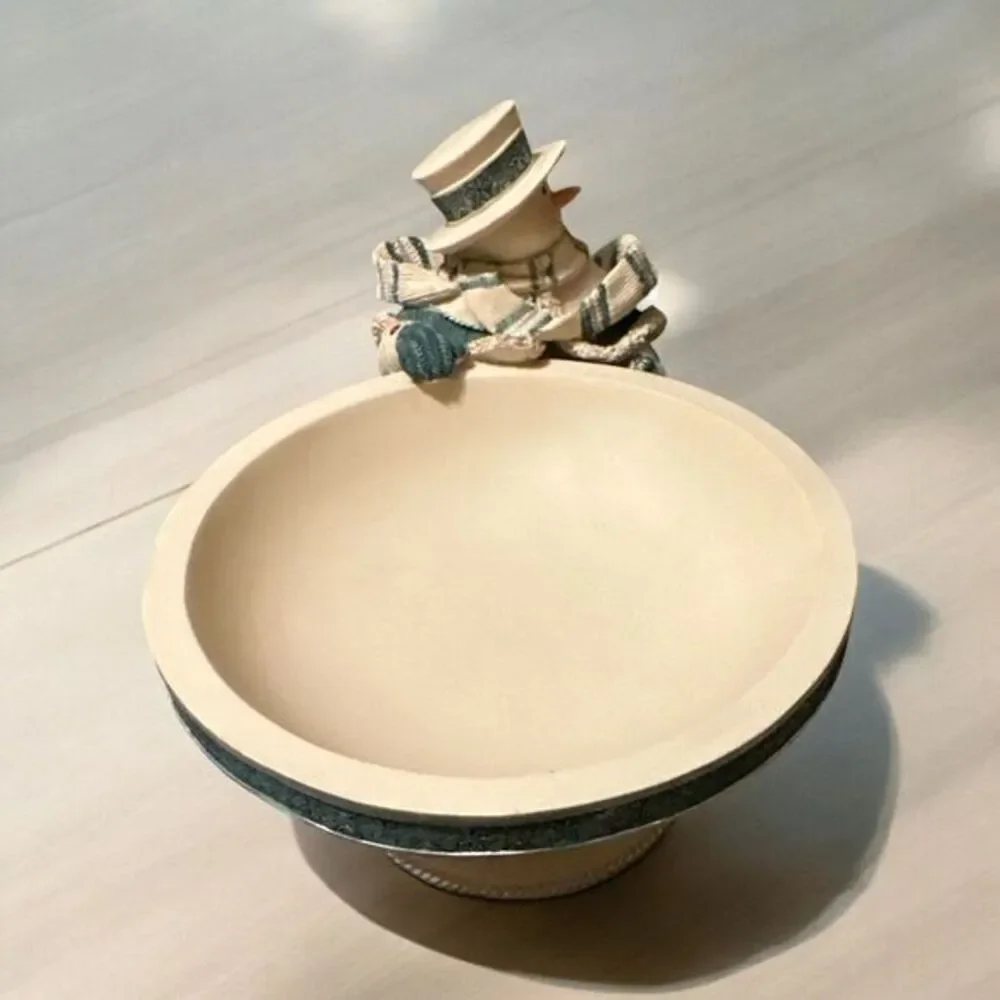 Christmas St. Flurry's‎ Snowman Candy Dish #78809 (9